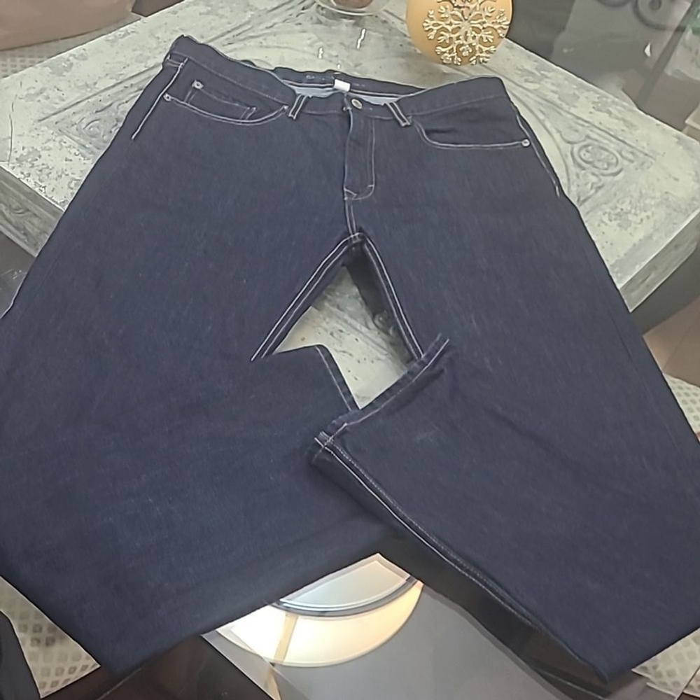 BANANA Republic Straight Cut Jeans Dark.Wash Like New 34 34